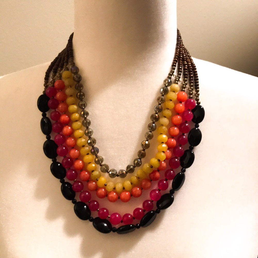Kitson LA - Multicolored Statement Necklace